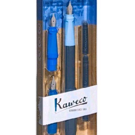 Kaweco Perkeo Calligraphy Set Blue