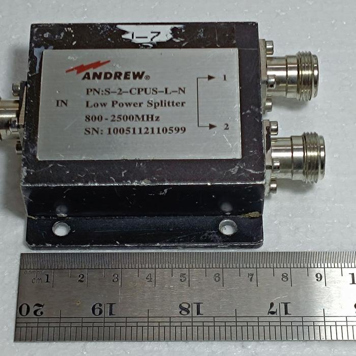 ANDREW Low Power Splitter 800 - 2500MHz / 2.5GHz Dublexer Antena VHF UHF Switch Antena