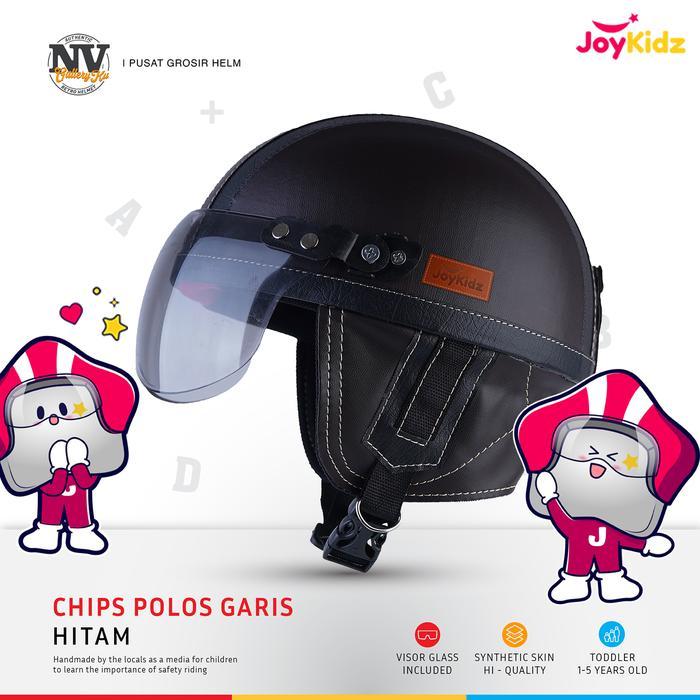 Helm Retro Chip Anak Kecil Lucu Premium Usia 1 2 3 4 5 Tahun Imut Untuk Perempuan Laki Laki Klasik