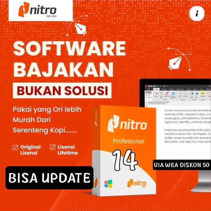 Aktive Permanen NITRO PDF Editor - Nitro 14 Pro Pakai License Key