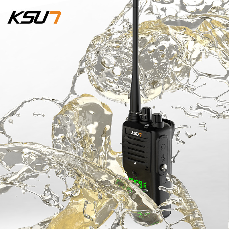 KSUN Walkie Talkie Waterproof Walkie Talkie Long Range Communication VHF Radio Professional