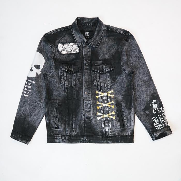 PAPAGO - JAKET JEANS - JAKET DENIM PRIA - EVIL PRESLEY