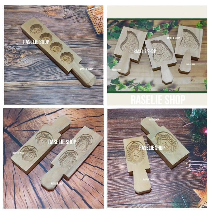 Cetakan Kayu Kue Ku / Kue Angku / Kue Thok / Kue Sagu / Kue Tok Tok