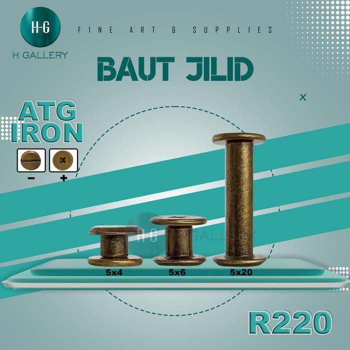 ANTIQUE GOLD BAUT JILID BUKU MENU 4MM 5MM 6MM 8MM 10MM 20MM