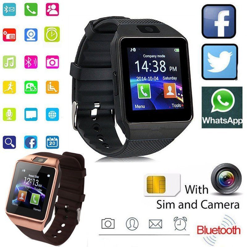 Z3 Digital Touch Screen DZ09 Smart Watch Q18 Bracelet Camera Bluetooth WristWatch SIM Card Smartwatc