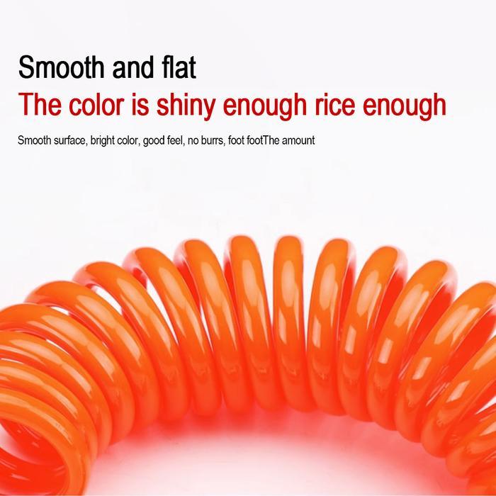 JLD Selang Kompresor 6M/9M/12M Selang Angin Spiral PE Air hose Gulungan Selang Angin Kompresor