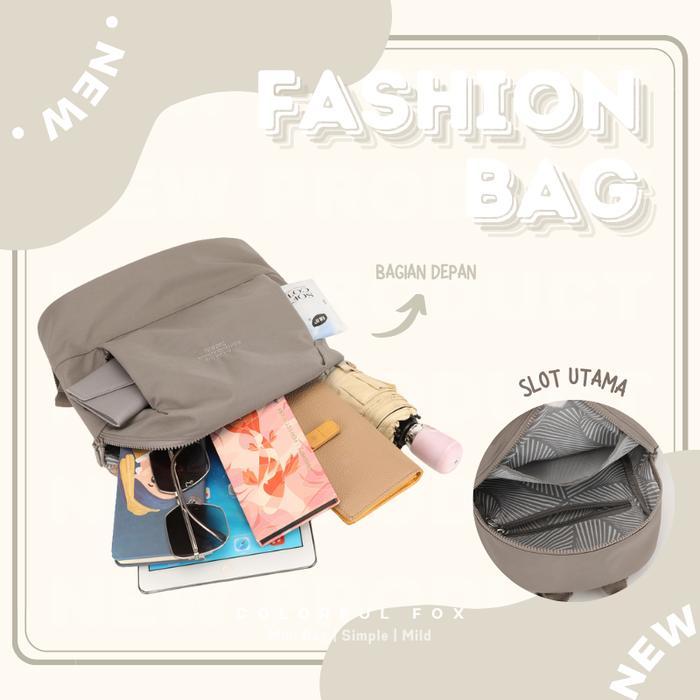 Sedia Tas Ransel Wanita Backpack Wanita Remaja Anti Air COLORFUL FOX 1260