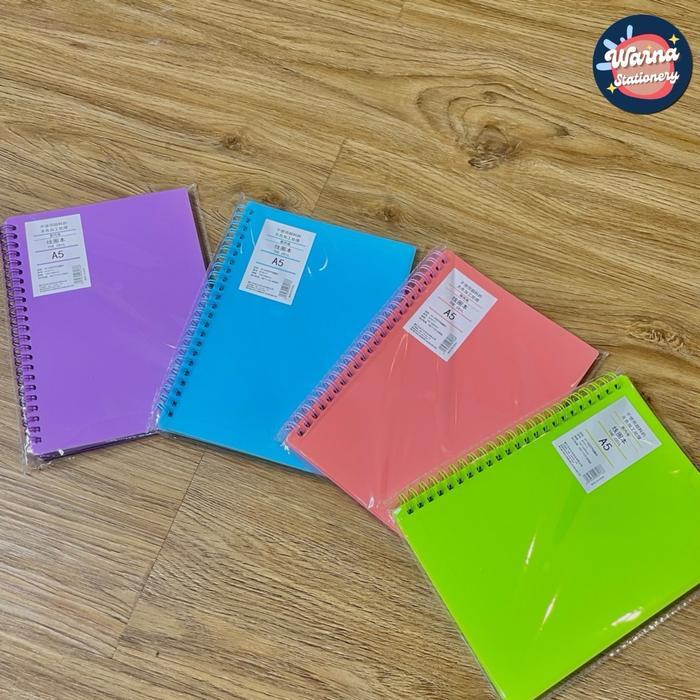 BUKU SPIRAL/ NOTEBOOK RING THE COIL WARNA A5 B10111 A6 B10112