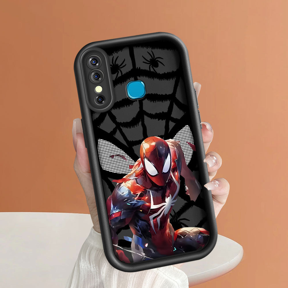 Casing Hp Untuk For Infinix Hot 8 X650 X650C Silikon Case Fashion SpiderMan 6119 TY Terbaru Phone So