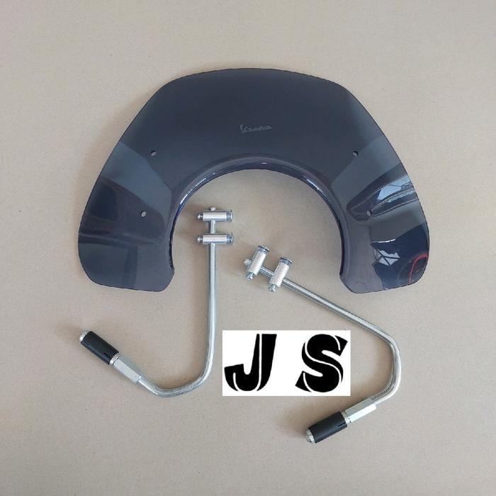 Windshield Vespa Lx 125 / Lx 150 / Aksesoris Vespa Matic Motorcycle Besi Coklat