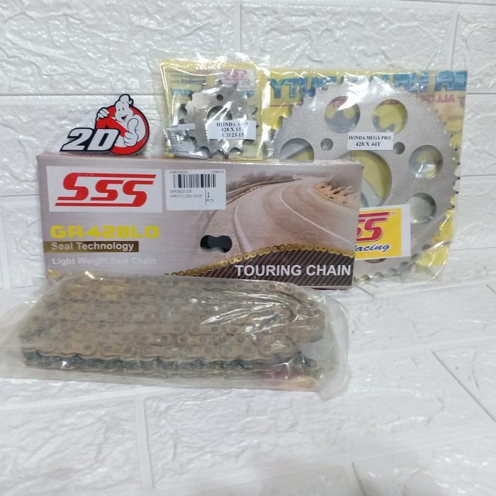 Gear Gir Set Sss 428 Sonic Supra Gtr Rantai Sss Lo Oring O Ring