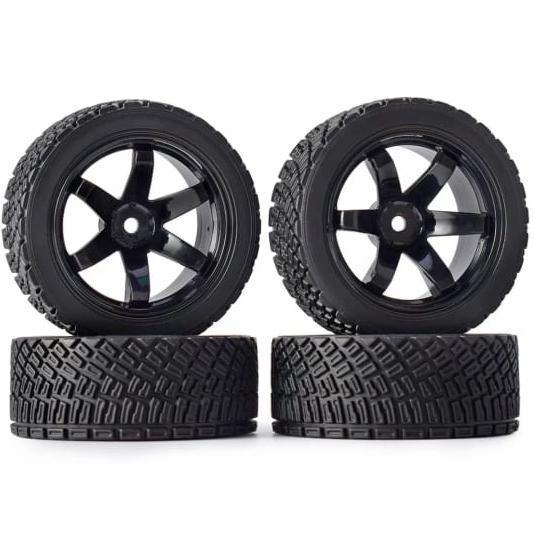 1PCS VELG + BAN ON ROAD RALLY RC 1/10 ZD WLTOYS 144001 HSP VORTEX HSP