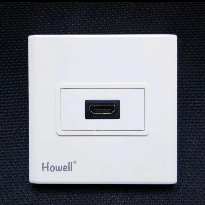 Wall Face Plate / Outlat Socket Hdmi Single Howell