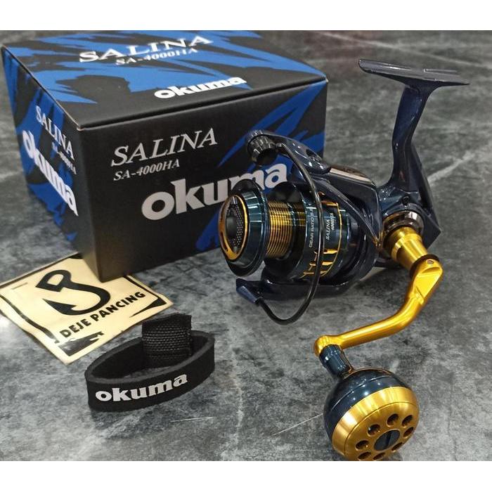 Reel Spinning Okuma SALINA New 2023 SA-4000HA,SA-6000HA Dan SA-8000A - SA-4000HA