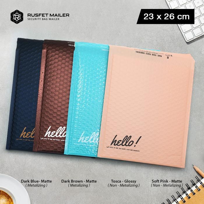 Amplop Bubble - Bubble Mailer Rusfet 23cm x 26cm