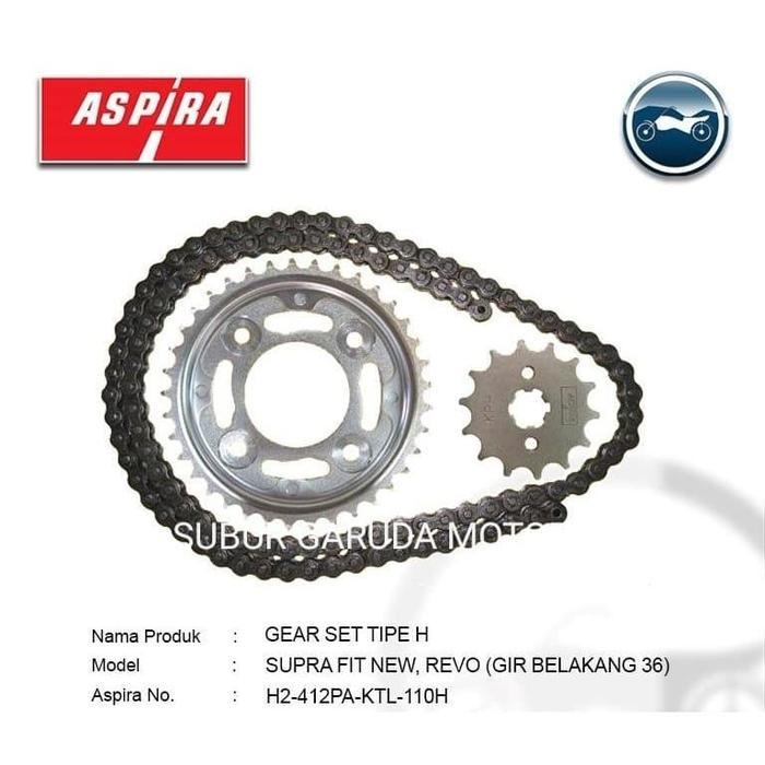Gear Set Supra Fit New Aspira Paket Drive Chain