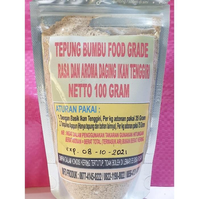 "New" Tepung Perisa / Perasa Tenggiri Murni Sebagai Pengganti Ikan Tenggiri