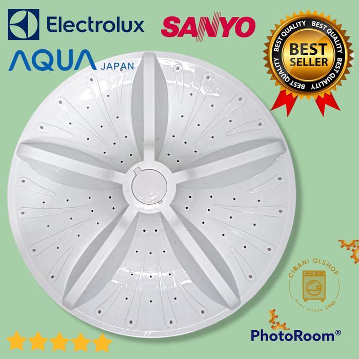 Pulsator Putaran Mesin Cuci Sanyo Aqua Electrolux Dia 36 Cm Gigi 11 Baru