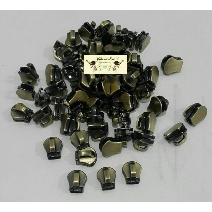 Kepala Resleting Gigi Besi Uk 5 ATG