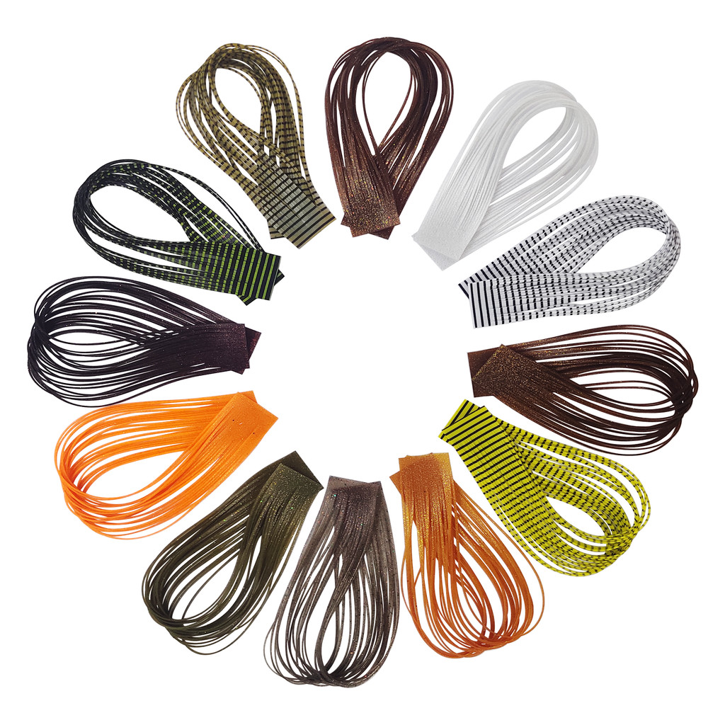 Eupheng Fly Tying Materials Fly Tying Silicone Rubber Legs Silicone Skirts Fly Tying Supplies