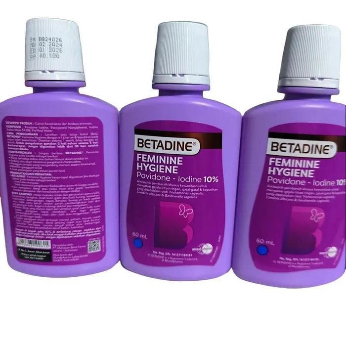 BETADINE NGGU 60 ML PEWANGI MANJAKANI MENGENCANGKAN CLEANSER POVIDONE-IODINE 10%