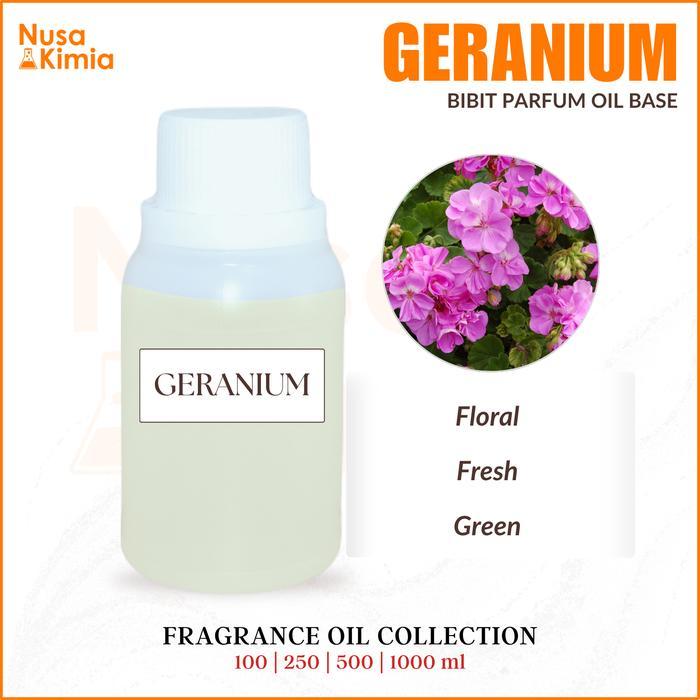 Bibit Parfum Geranium - Fragrance Oil untuk Parfum, Candle & Diffuser - Floral Notes