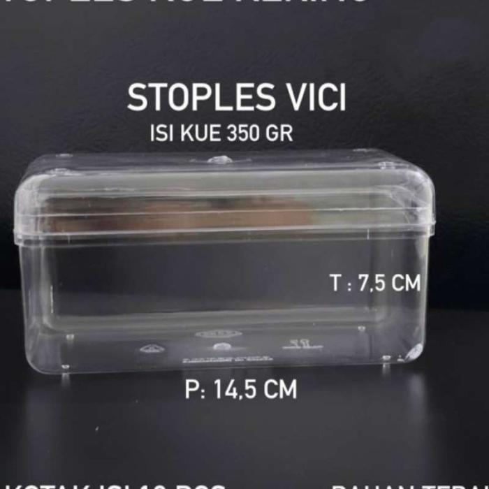 GAYA BARU GB TOPLES NASTAR VICI PERSEGI DESSERT BOX 350 GRAM GAYABARU