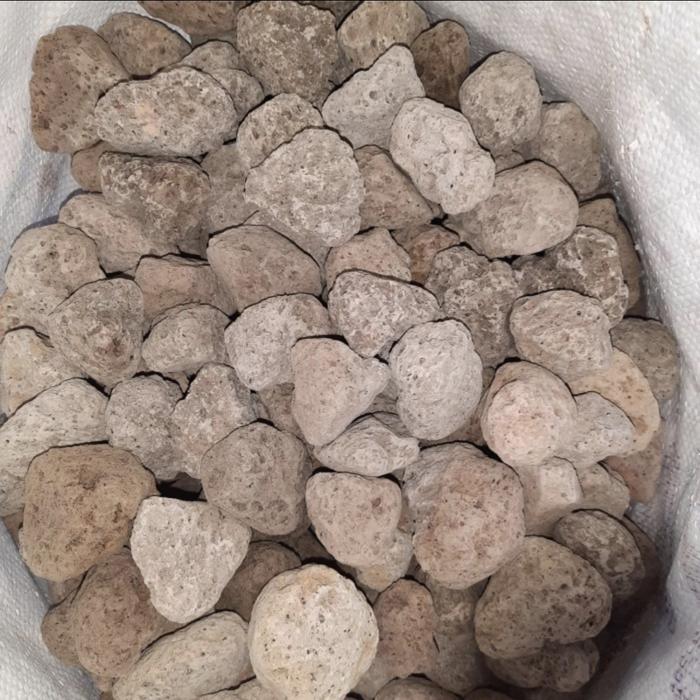 Batu apung/Pumice stone/Batu pumice media filter kolam aquarium 1kg