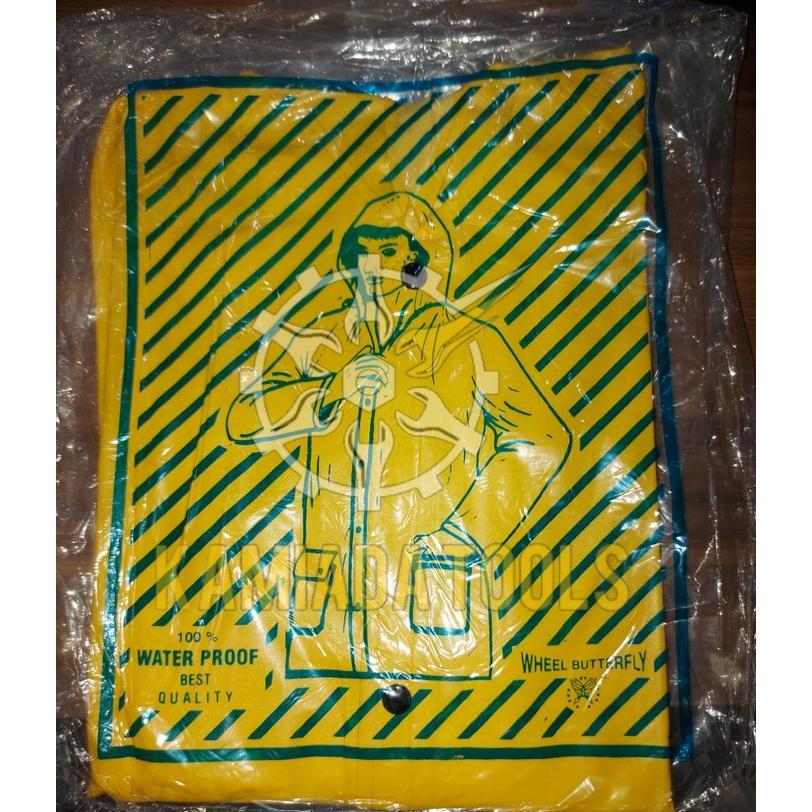 Mantel Hujan Poncho Kuning / Jas Hujan Model Jubah