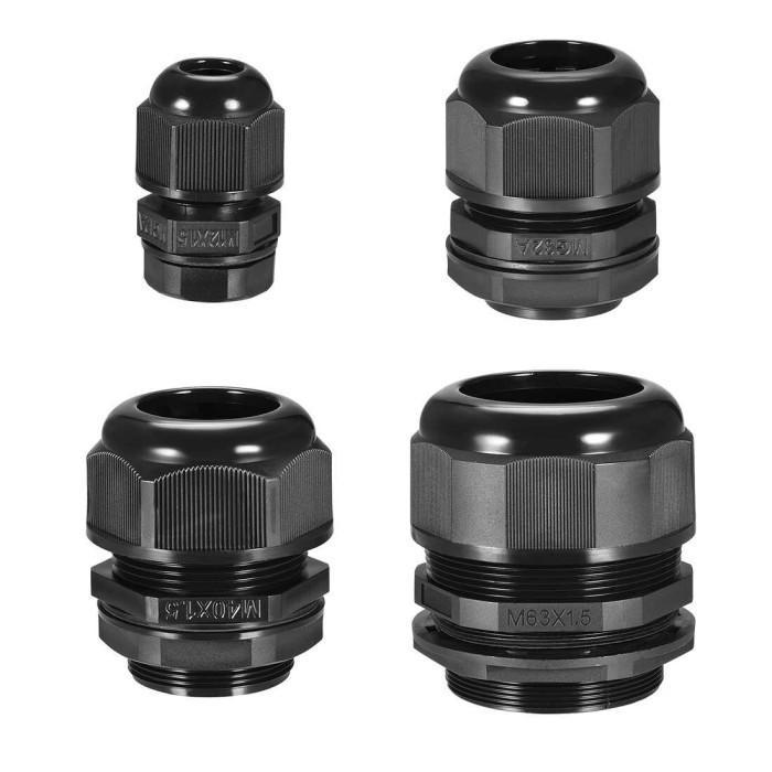 pvc cable gland m20 kabel gland m20 x 1.5 plastik