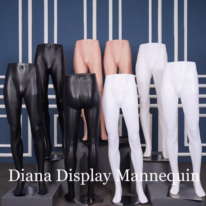 Manekin Kaki Pria Dewasa Plastik - Patung Kaki Pria Dewasa Display Celana Panjang - Jeans - Celana