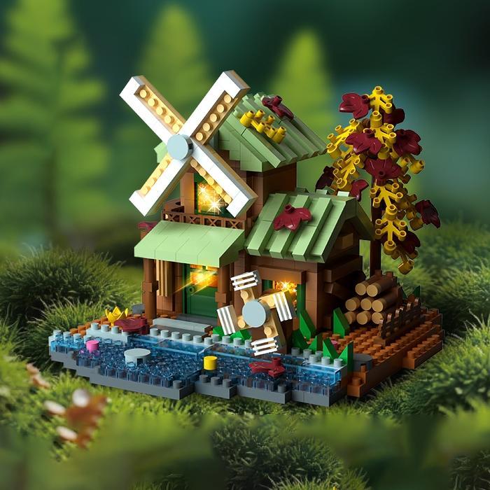 XINGYA MALL Mainan Bricks Rumah Pohon Blok Rumahan Pohon Rumah Tree House Bricks 1 box anak