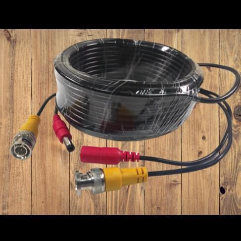 kabel kamera cctv 20m lengkap konektor cctv Male - Female 20meter