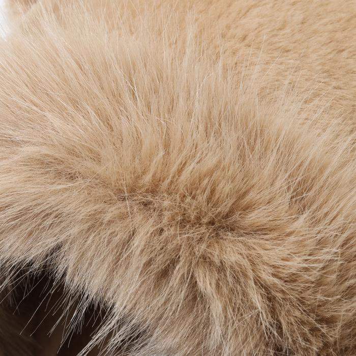 Foratjin - Topi Bucket Bulu Korea Topi Ember Telinga Lucu Super Lembut Unisex Dewasa