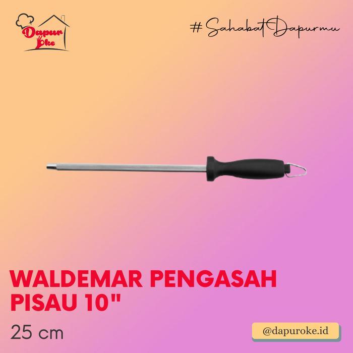 (PROMO RAMADHAN) WALDEMAR PENGASAH PISAU 10" / SHARPENING STEEL PREMIUM TERMURAH TERLARIS