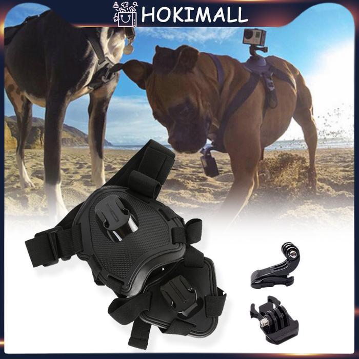 Hound Dog / Cat Fetch Harness Adjustable Chest Strap Mount for GoPro Hero Insta360 DJI Osmo Action