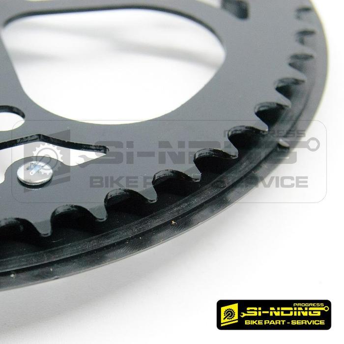 YUMMY Gear Crankset Crank Gir Gear Sepeda Lipat Seli Fixie MTB 52T 52 T Arm 165 mm Eterna