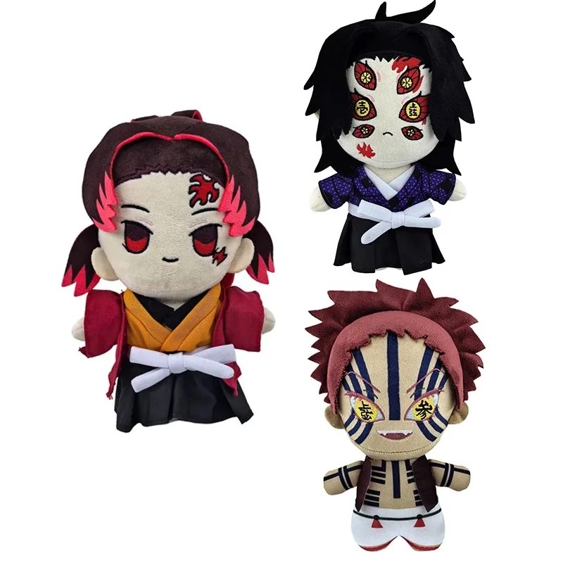 Kuromi 22Cm Demon Slayer Anime Character Toys Q-Version Doll Kamado Tanjirou Kokushibo Kamado Nezuko
