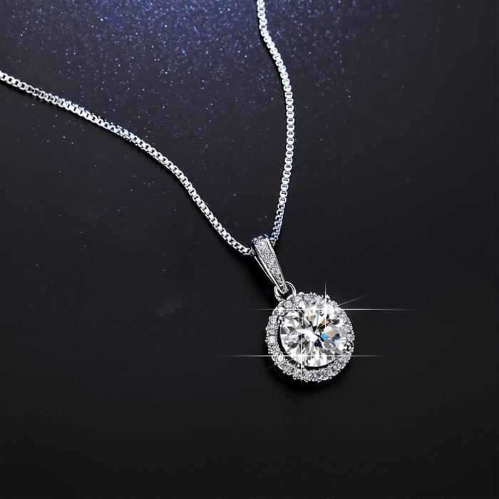 Kalung Clavicle Korea 925 Model Bulat, Simple dan Modis