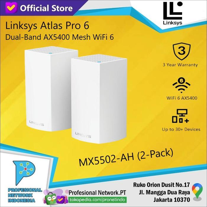 LINKSYS ATLAS PRO 6 AX5400 WIFI 6 MX5501-AH / MX5502-AH / MX5503-AH