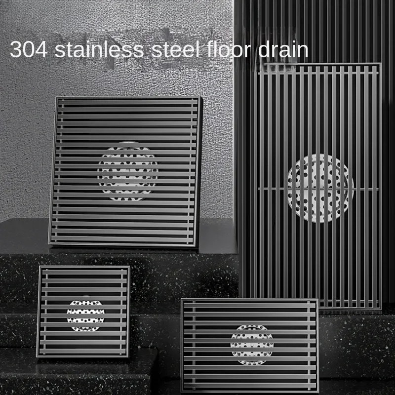 Toilet odor proof stainless steel drainage floor drain shower accessories drain gang bathroom drain