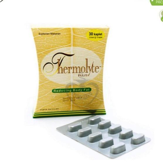 Best Seller Thermolyte Plus Isi 30 Kapsul Obat Diet Herbal Pelangsing Tubuh Berkualitas 100%