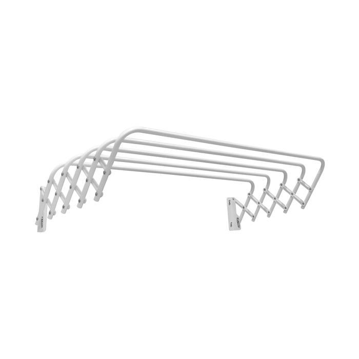 Informa Jemuran Dinding Rectractable 501 - Putih Gantungan Handuk Rak Baju Jemuran