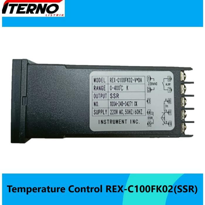 REX-C100 TEMPERATURE CONTROLLER OUTPUT SSR