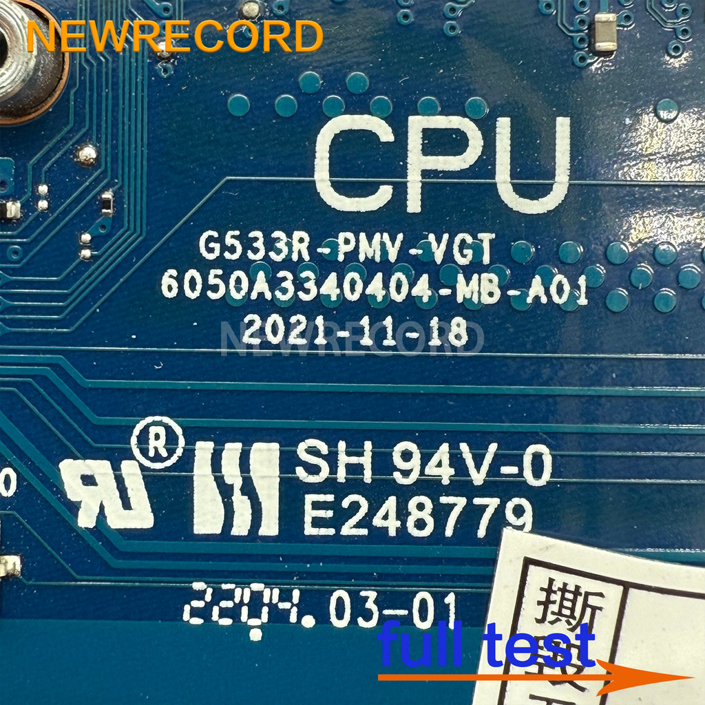 G533ZS Mainboard For ASUS G533R G533ZX G533ZM G533ZW G733ZS G733ZX G733ZM G733ZW G533Z G733Z Laptop