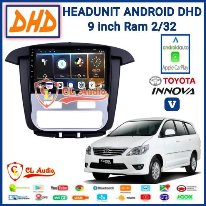 Head Unit Android Dhd 9 Inch Oem Innova V 2012-2015 Elektrik Ac