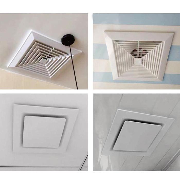 "New" Exhaust Fan Plafon / Heksos / Kipas Angin Hisap Dapur Kamar Mandi Kamar Tidur 8/10/12 Inch