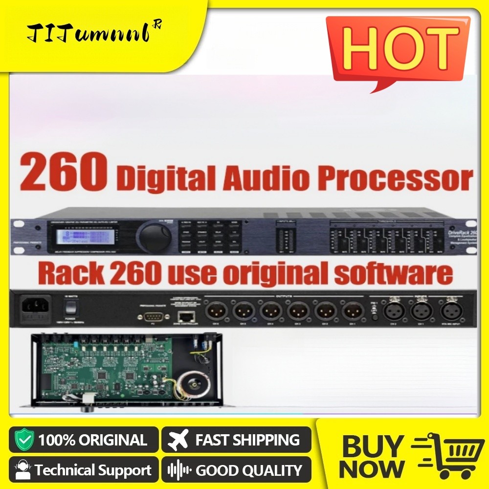 TITumnnI 260 Audio Processor Driver Rack Dbx Drivers 260 PA Processor Audio Dsp Digital Audio