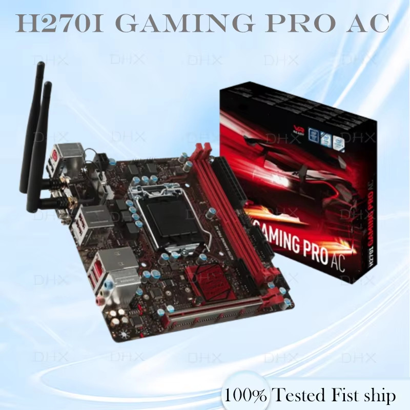 For MSI H270I GAMING PRO AC Motherboard 32GB M.2 HDMI LGA 1151 DDR4 Mini-ITX H270 Mainboard 100%