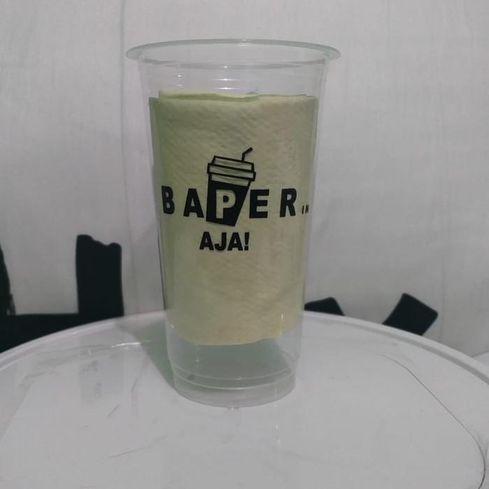 SABLON GELAS CUP PLASTIK 22OZ